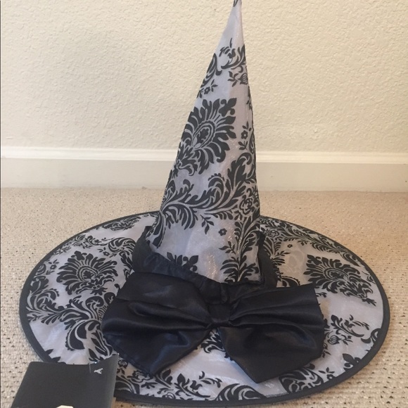 Flocked Witch Hat - Picture 2 of 2